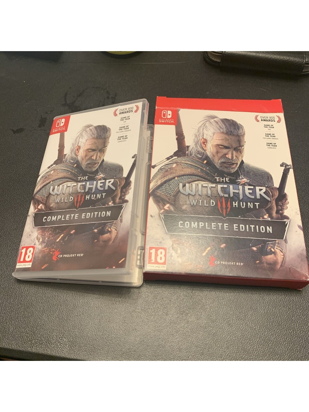 Authentic Replacement Case ONLY- The Witcher Wild Hunt III 3 Nintendo Switch Box